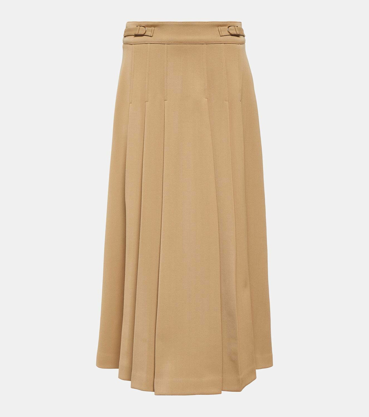 Gabriela Hearst Wesley pleated wool midi skirt Gabriela Hearst