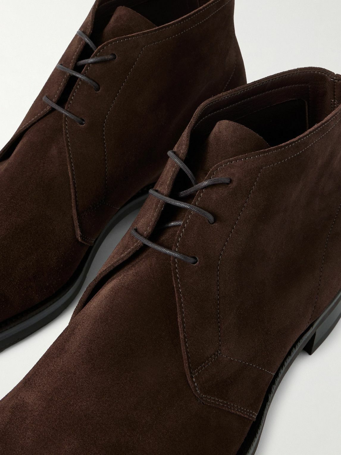 Edward Green - Shanklin Suede Chukka Boots - Brown