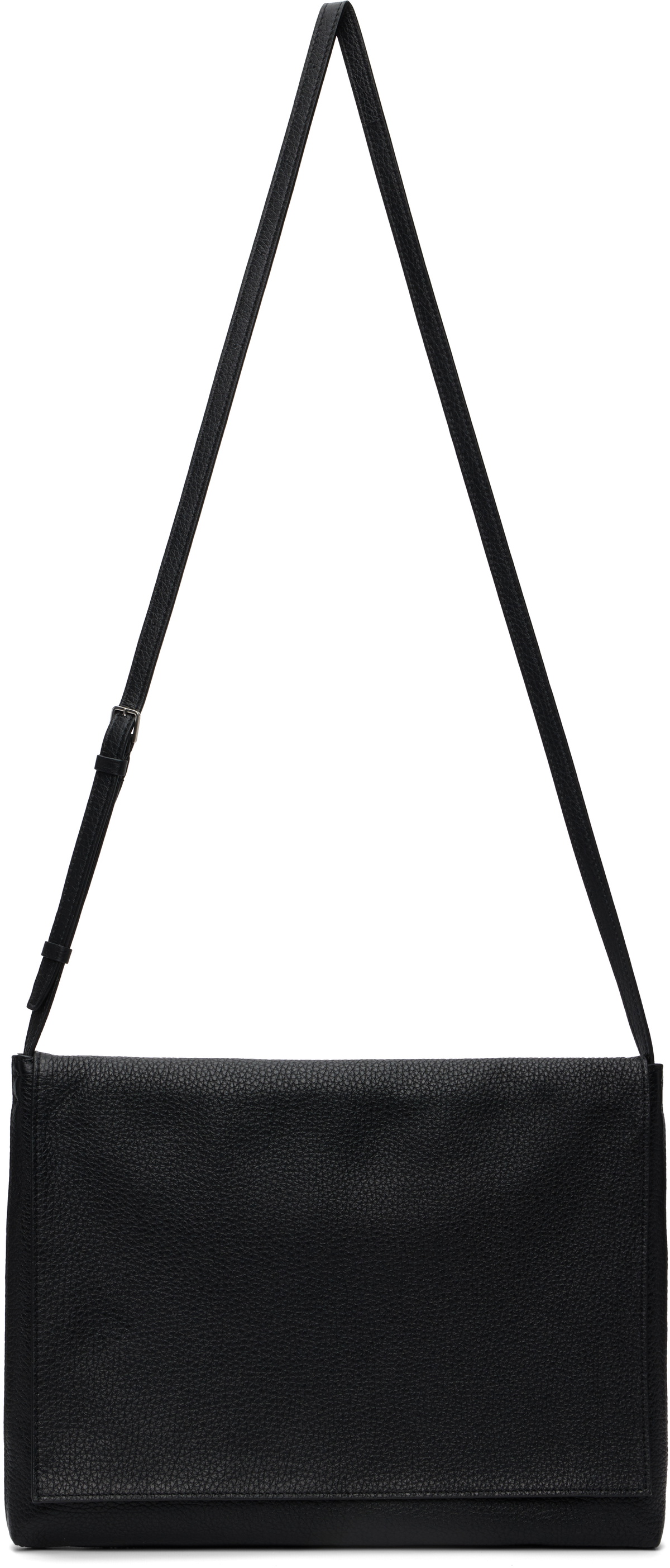 The Row Black Nan Messenger Bag