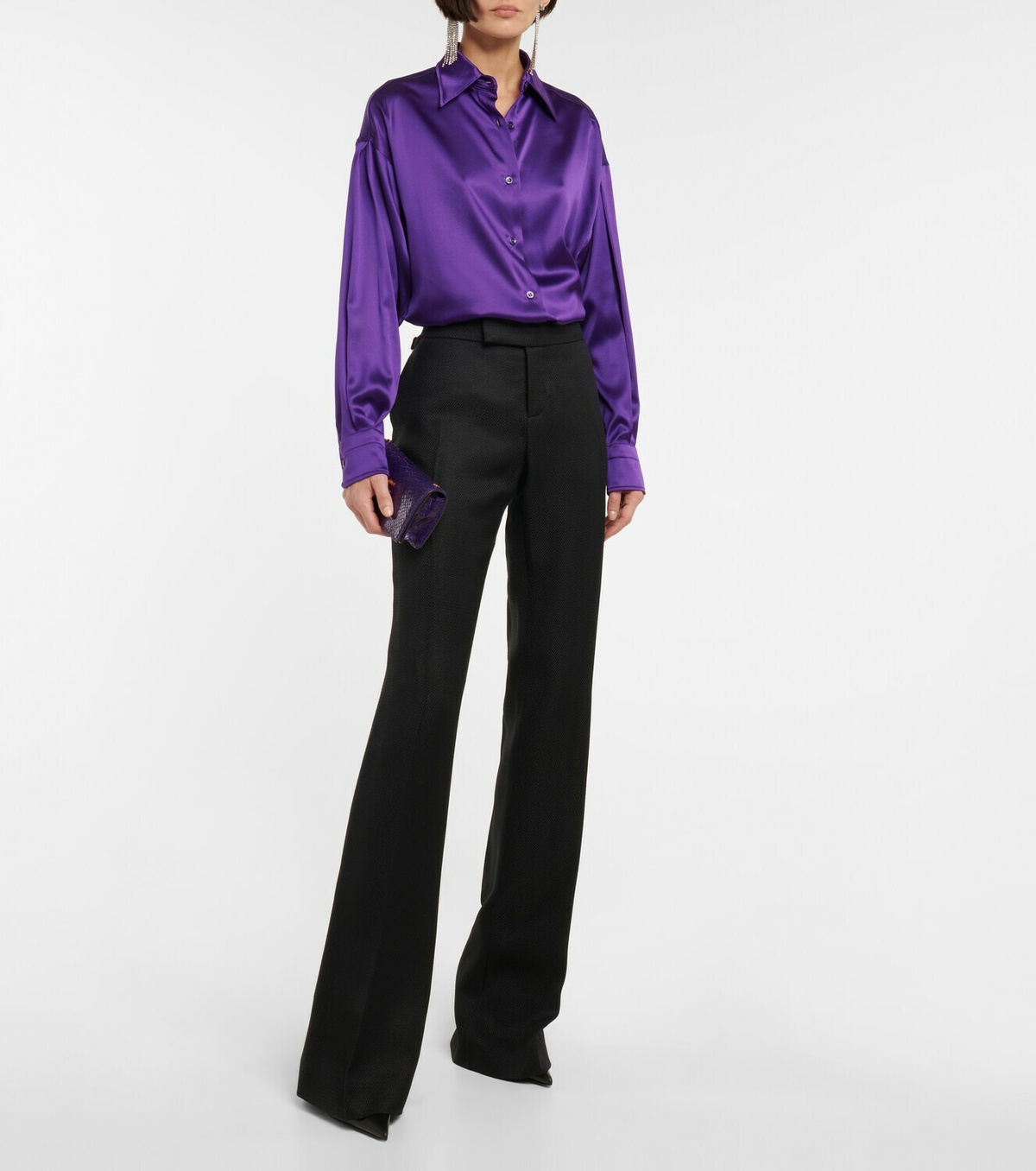 Tシャツ・カットソー TOM FORD FW25 SHIRT SILK SATIN (CA3211FAX881 KB650) TSJ559FAX835_XLBGO-4_97c3e013-