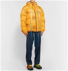 Off-White - Logo-Print Quilted Shell Down Jacket - Yellow