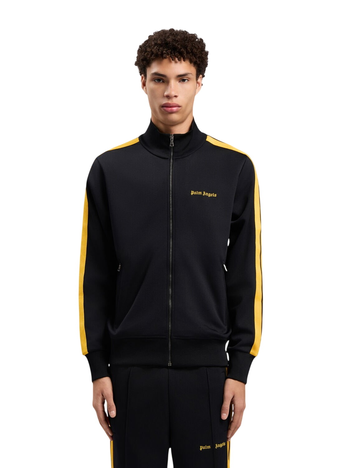 Palm Angels Blue and Red Monogram Track Jacket Palm Angels