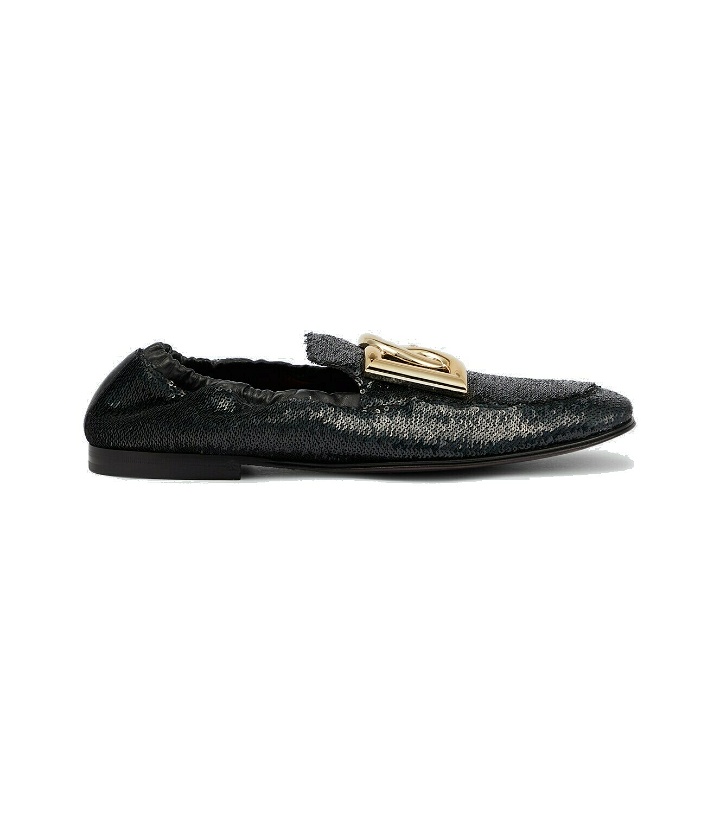 Photo: Dolce&Gabbana - DG sequined loafers