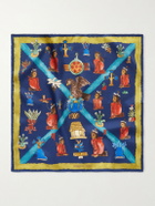 Rubinacci - Printed Silk-Twill Pocket Square