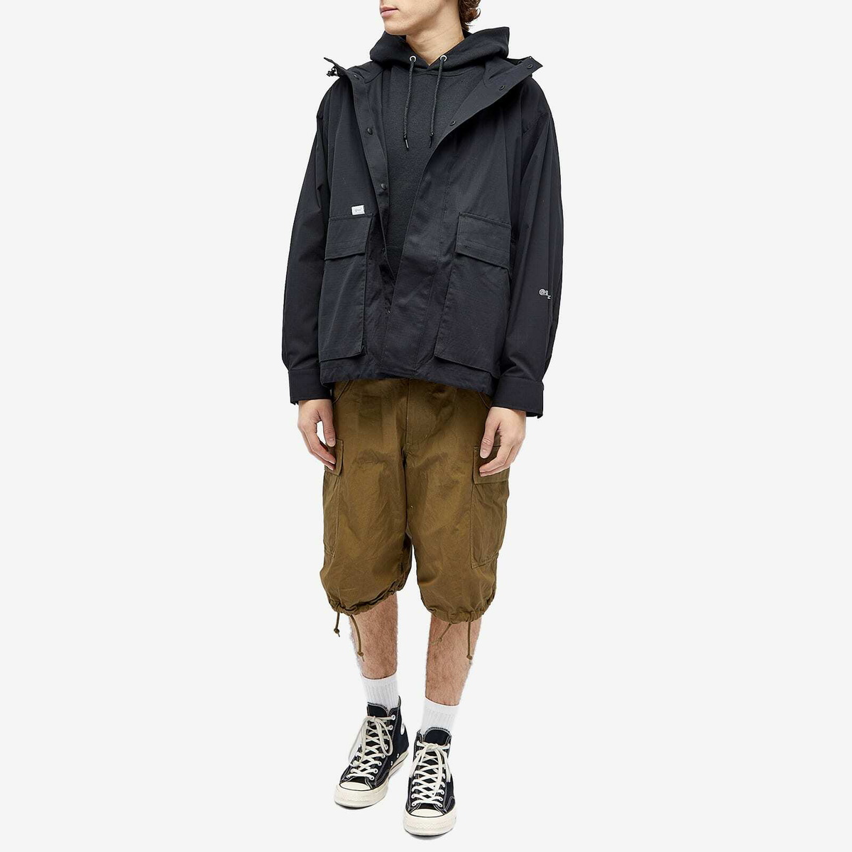 Wacko Maria Men's Jean-Michel Basquiat Hoodie in Black Wacko Maria