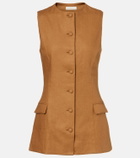 Faithfull Jane linen vest