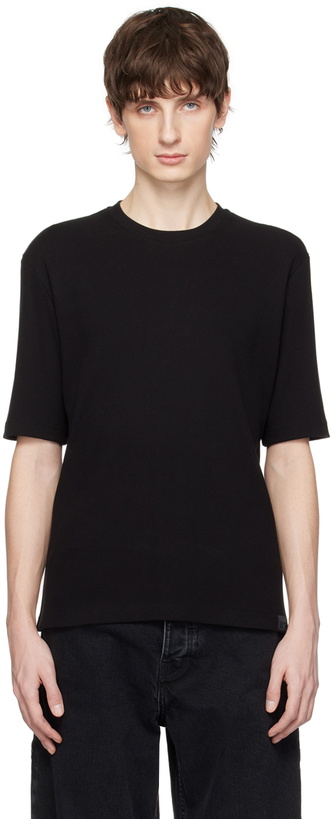 Photo: Filippa K Black Rib T-Shirt