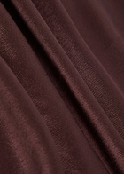 Shona Joy La Lune Flared Satin Trousers Dark Brown