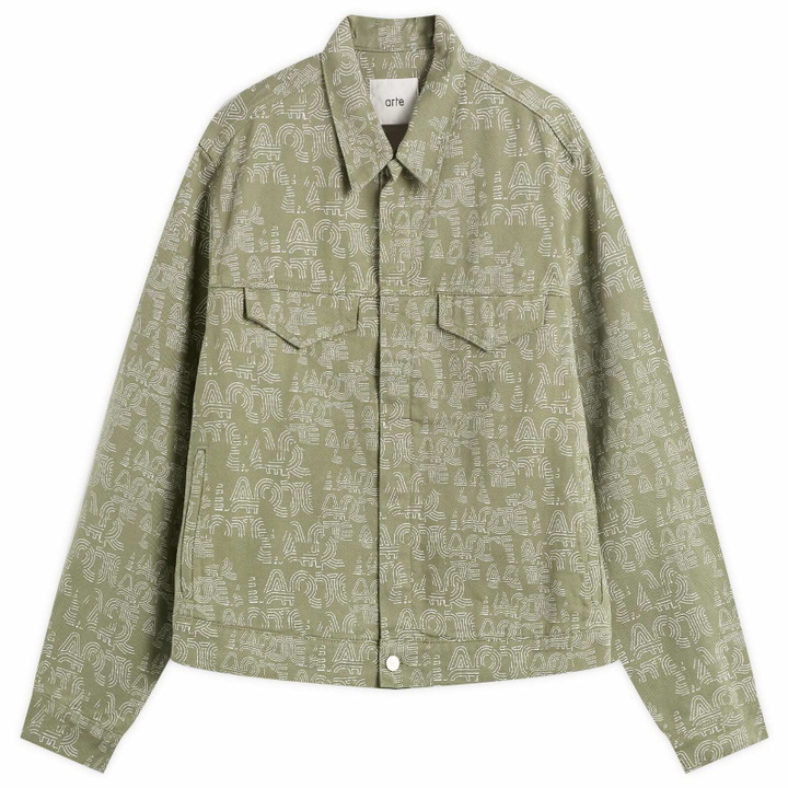 Photo: Arte Men's Allover Jacket in Green