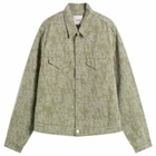 Arte Men's Allover Jacket in Green