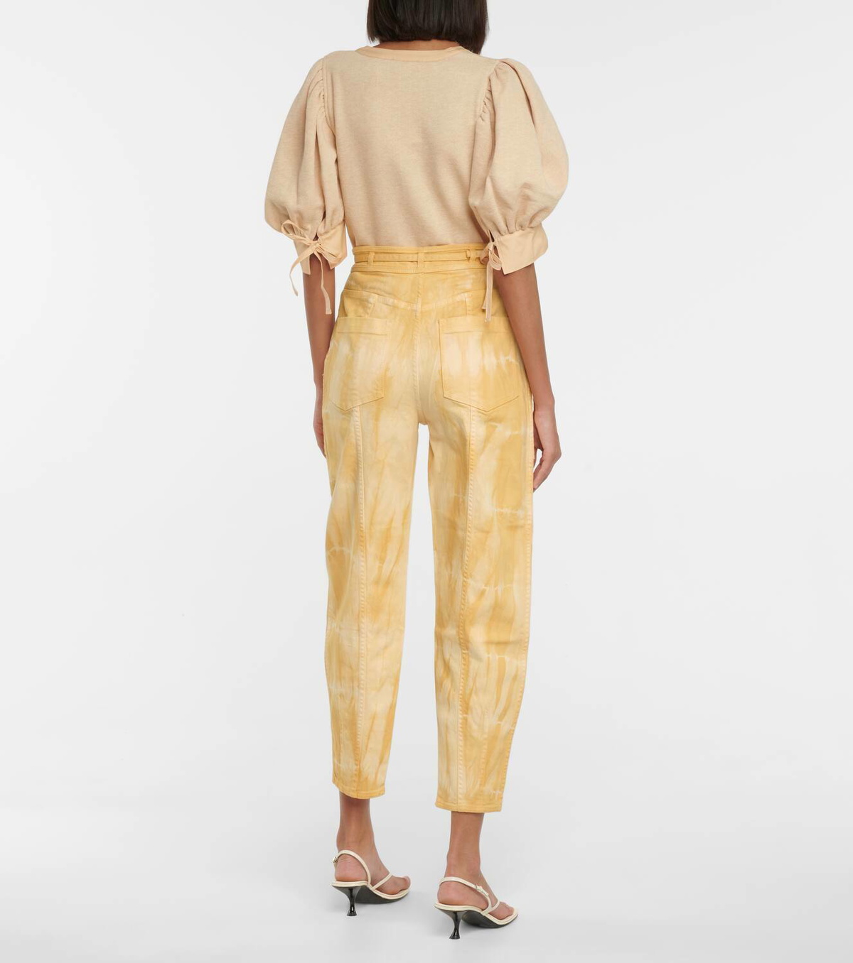Ulla Johnson Apollo tapered-fit tie-dye jeans
