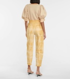 Ulla Johnson Apollo tapered-fit tie-dye jeans