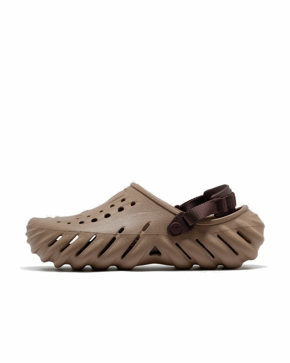 Photo: Crocs Echo Clog Brown - Mens - Sandals & Slides