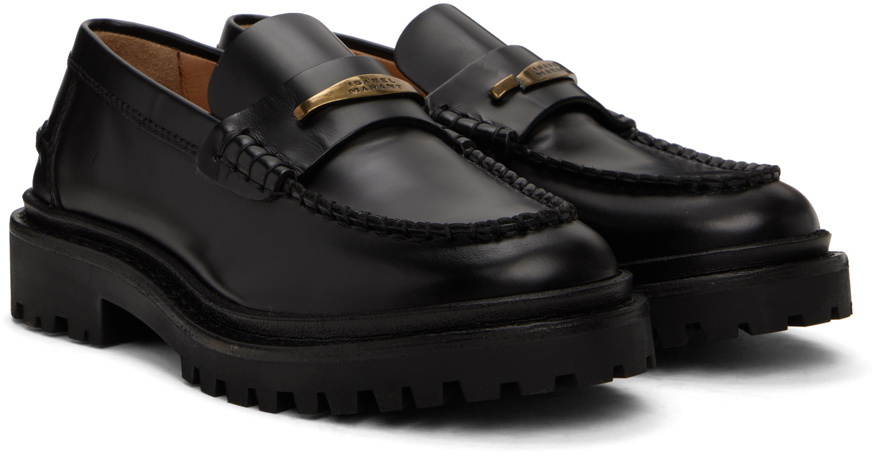 ISABEL MARANT Frezzah leather loafers - Black