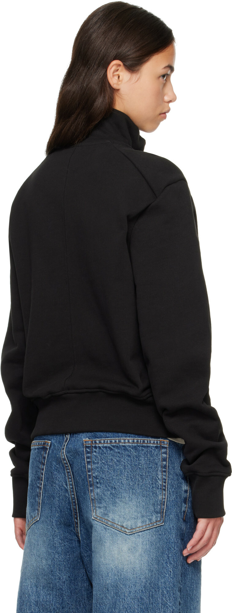 Entire Studios Black Standard Track Jacket