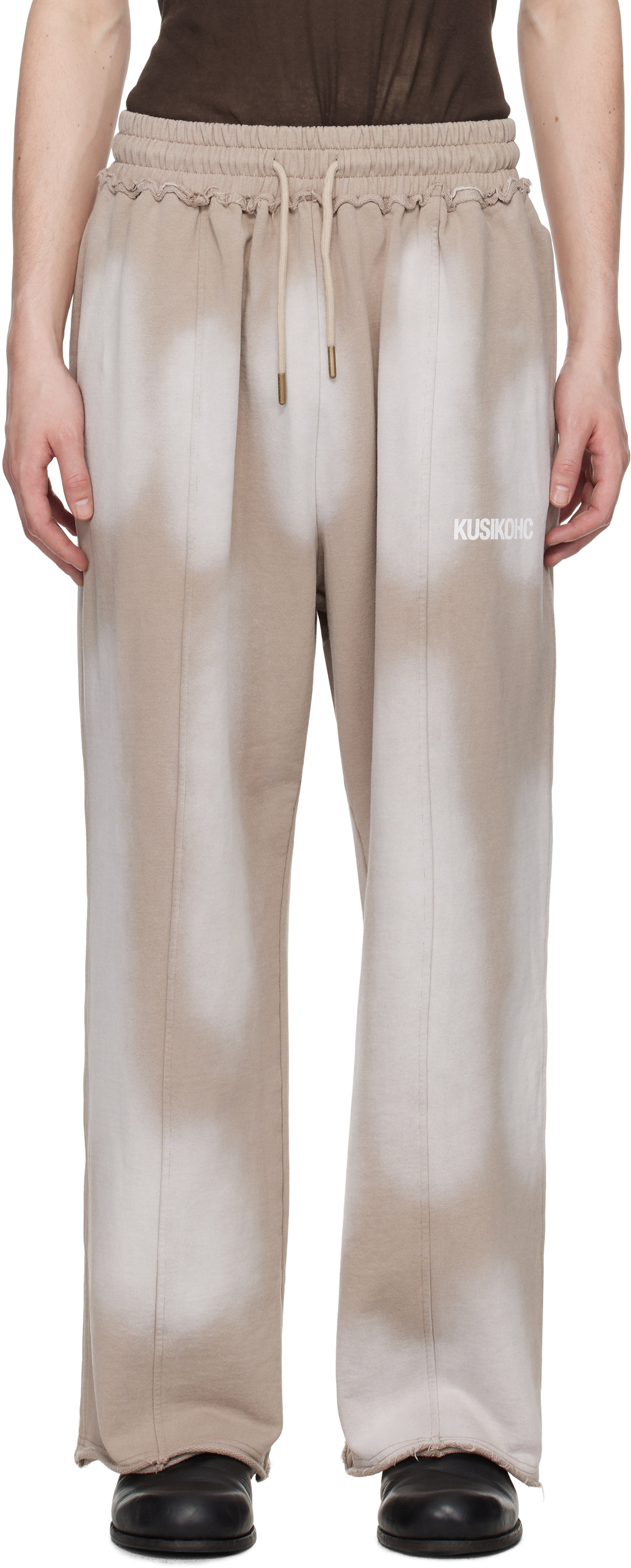 KUSIKOHC Gray Dyed Sweatpants