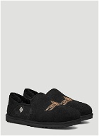 Kenton Embroidered Shoes in Black