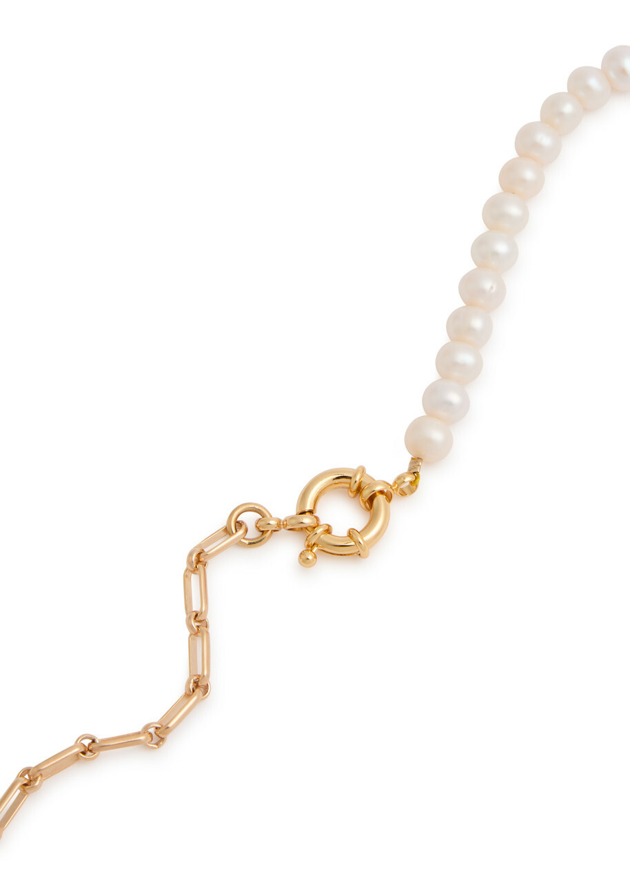 Timeless Pearly 24kt Gold-plated and Pearl Necklace - One Size