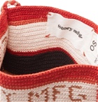 Story Mfg. - Stash Tasselled Crochet-Knit Organic Cotton Messenger Bag - Multi