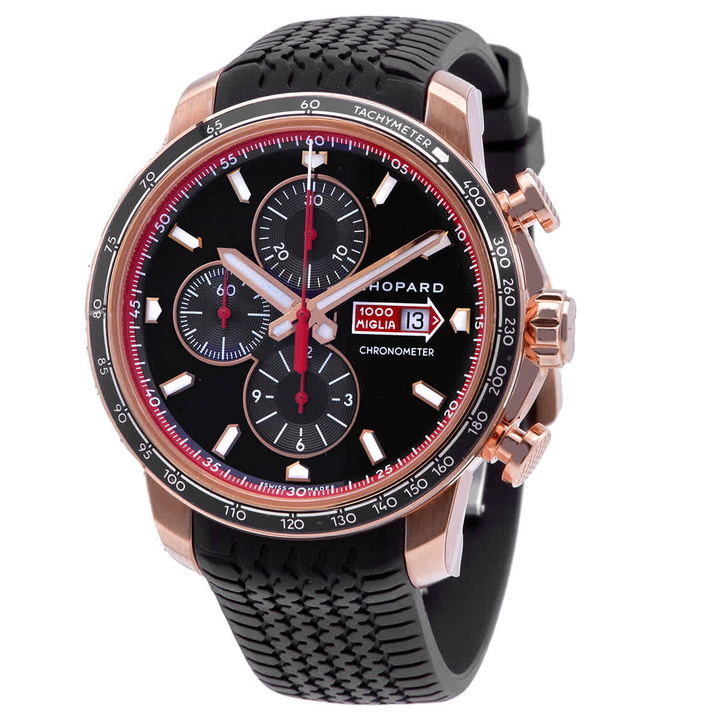 Photo: Chopard Mille Miglia GTS 18kt Rose Gold Chornograph Automatic Mens Watch 161293-5001