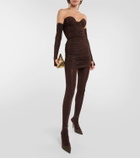 Alex Perry Rane embellished jersey tights