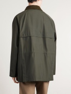Loro Piana - Horsey Leather-Trimmed Storm System® Tech-Shell Field Jacket - Green