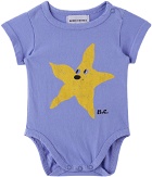 Bobo Choses Baby Blue Starfish Bodysuit