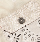 KAPITAL - Patchwork Bandana-Print Cotton Trucker Jacket - White