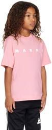 Marni Kids Pink Printed T-Shirt