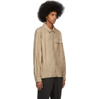 Schnaydermans Beige Zipshirt Structure Jacket