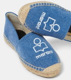 Isabel Marant Canae logo canvas espadrilles