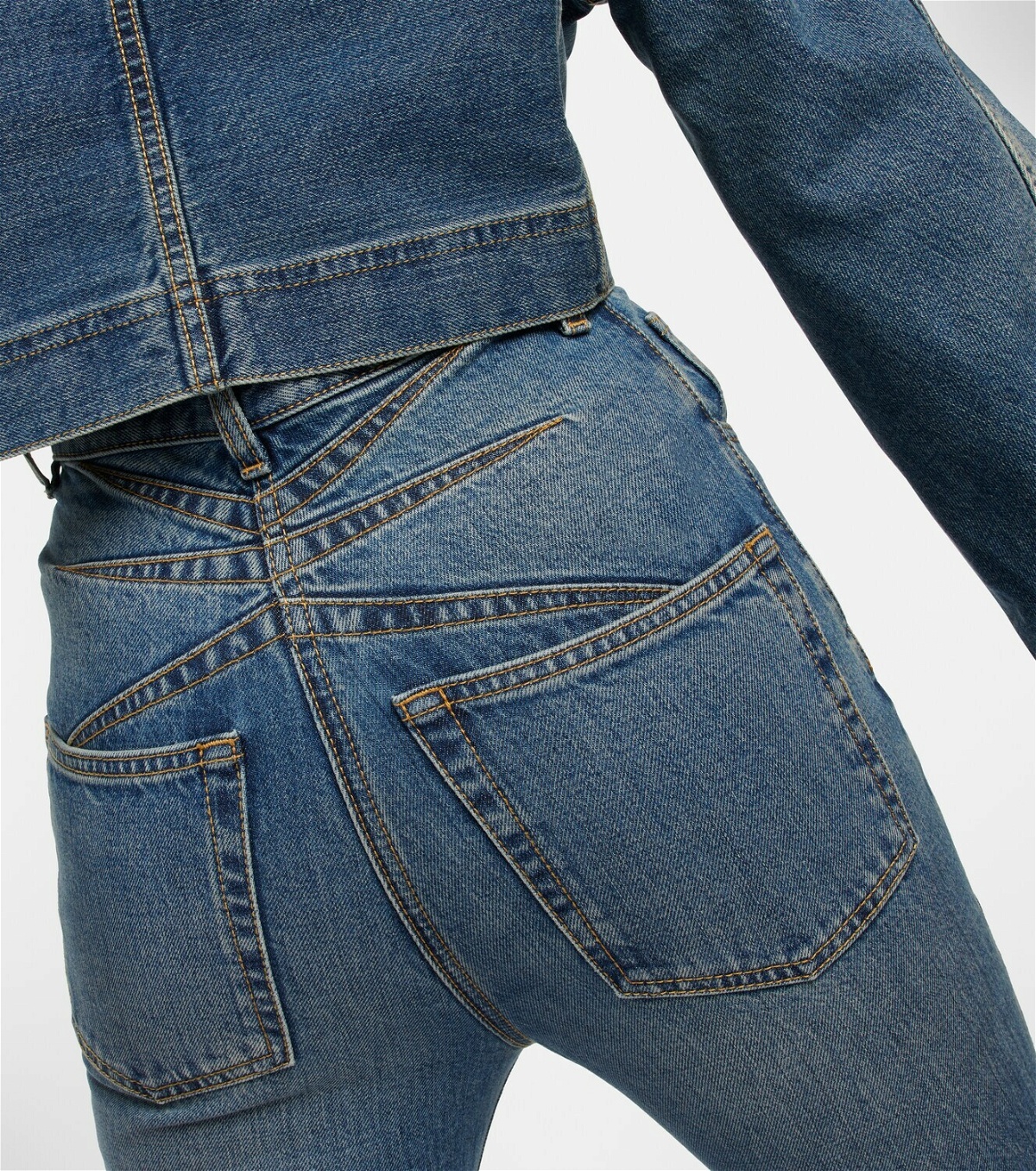 Alaïa High-rise flared jeans ALAÏA