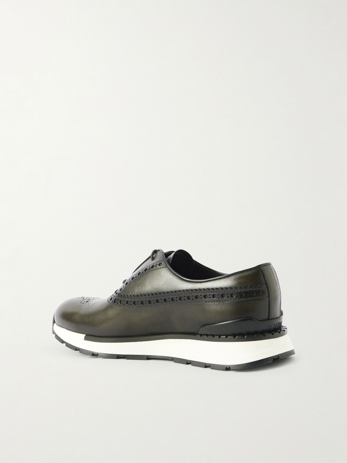 Berluti - Fast Track Venezia Leather Oxford Sneakers - Green