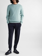 Piacenza Cashmere - Tapered Cashmere Sweatpants - Blue