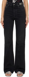 Rabanne Black Embellished Jeans