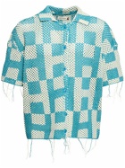 HONOR THE GIFT Women's Crochet Short Sleeve Shirt