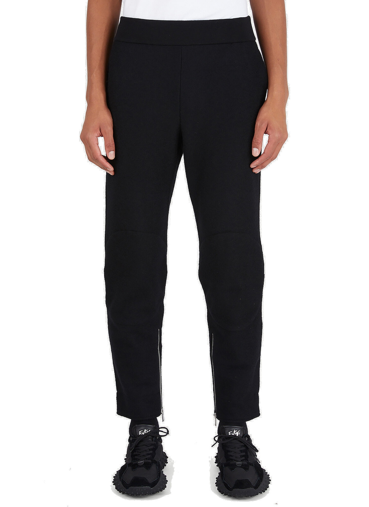 Minimal Track Pants in Black Jil Sander