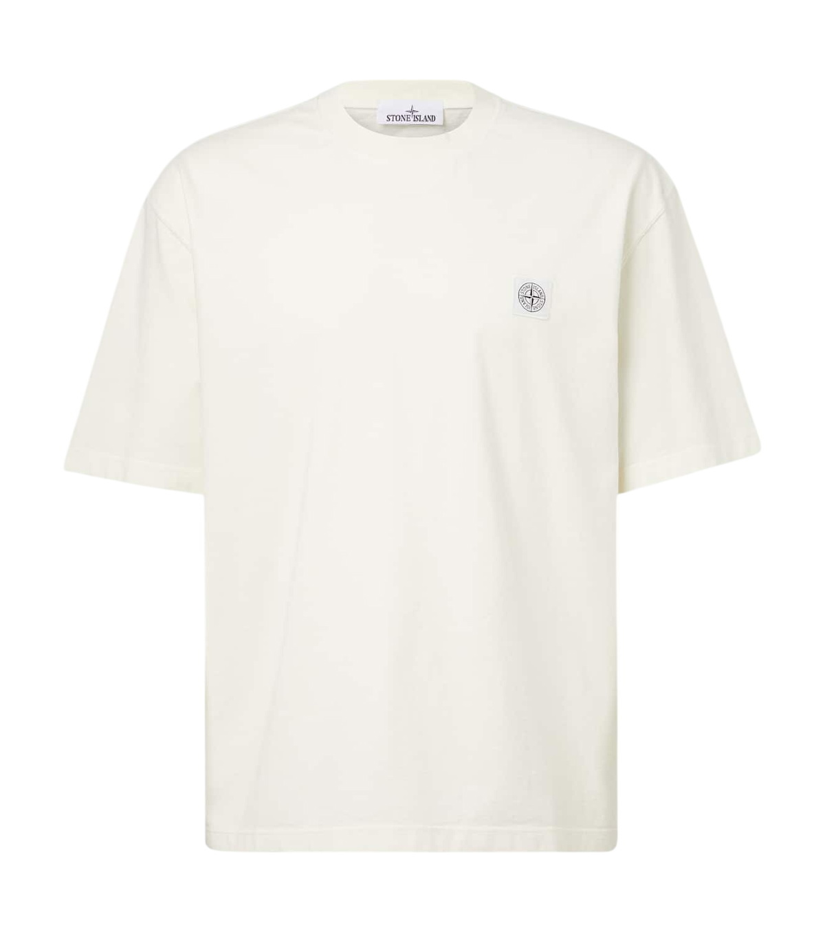 【美品】STONE  ホワイト Tシャツ Stone Island White Cotton Long Sleeve T-Shirt Stone Island