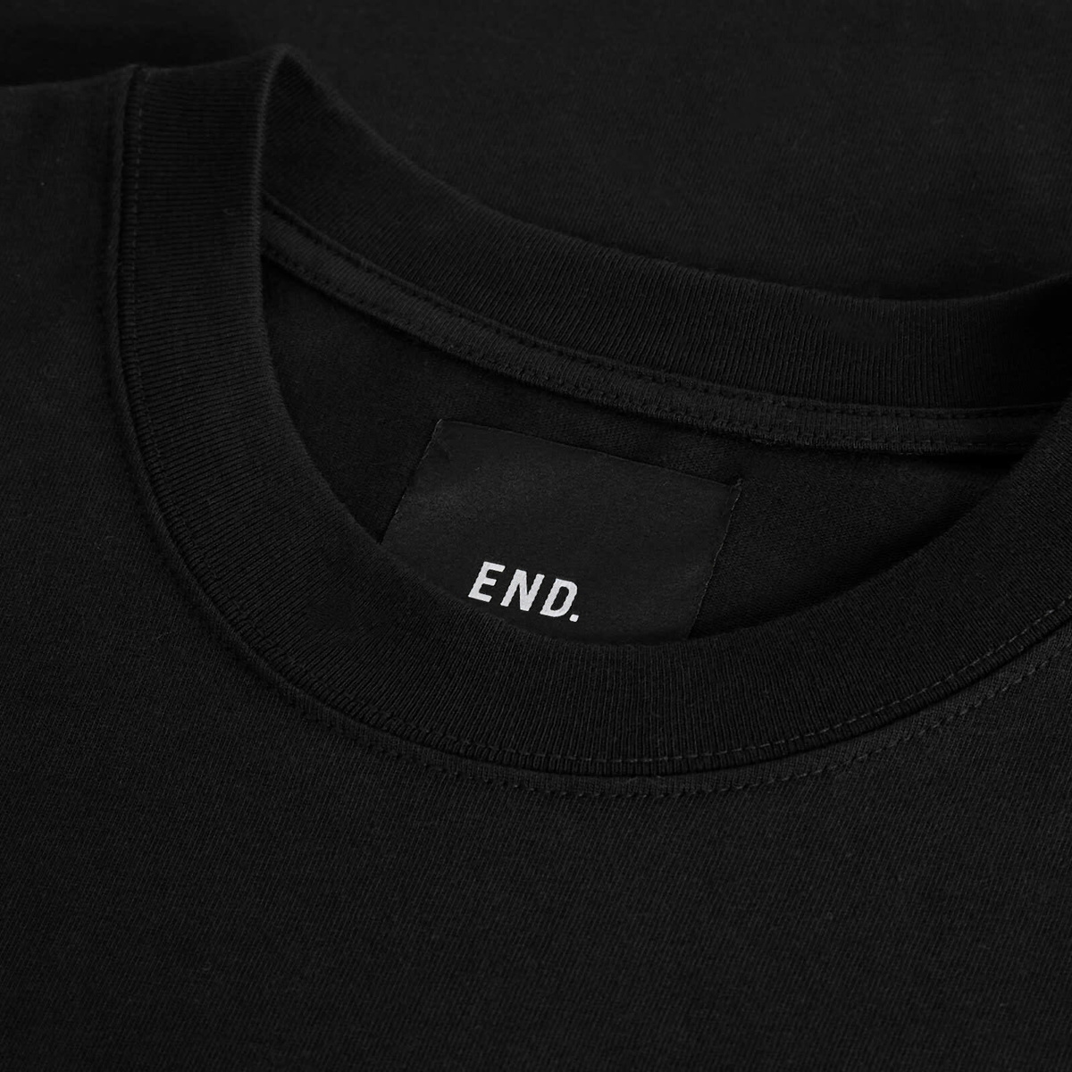 END. Records T-Shirt in Black