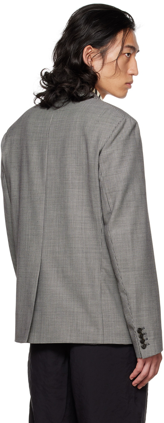 Nanushka Black & White Rox Blazer