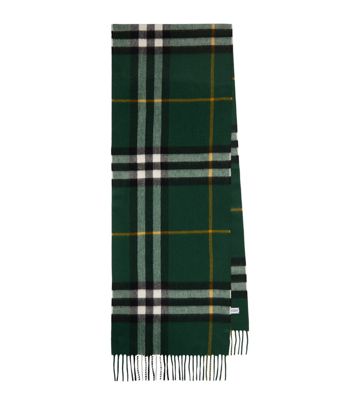 Photo: Burberry Burberry Check cashmere scarf