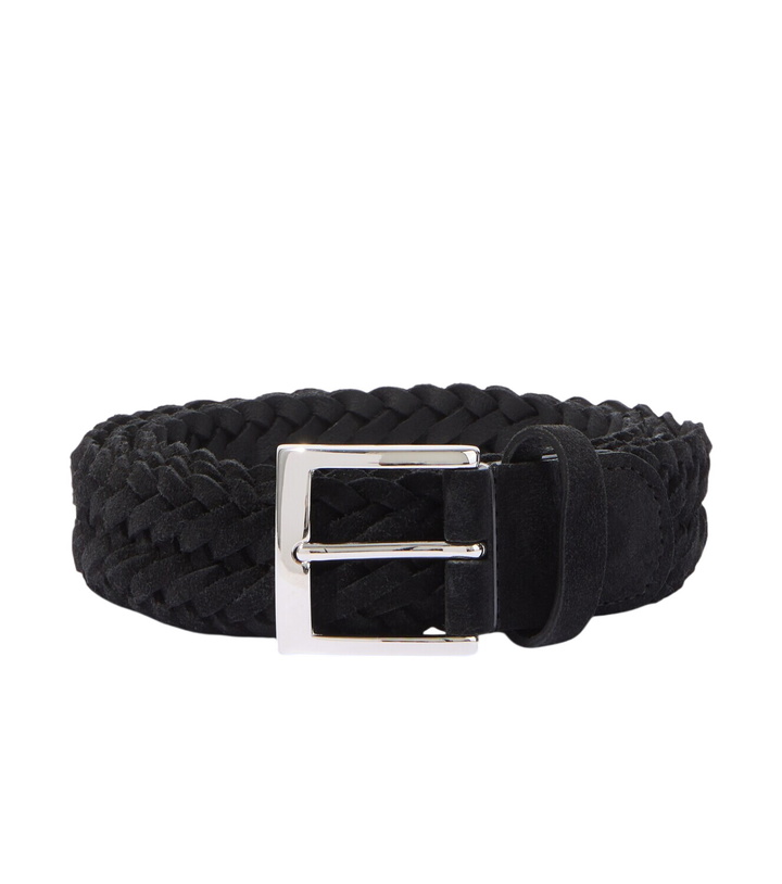 Photo: Kiton Braided suede belt