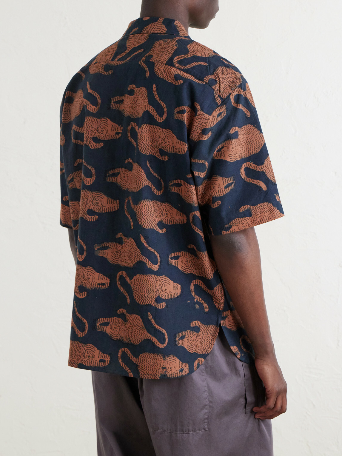 Kardo - Ronen Printed Cotton Shirt - Black