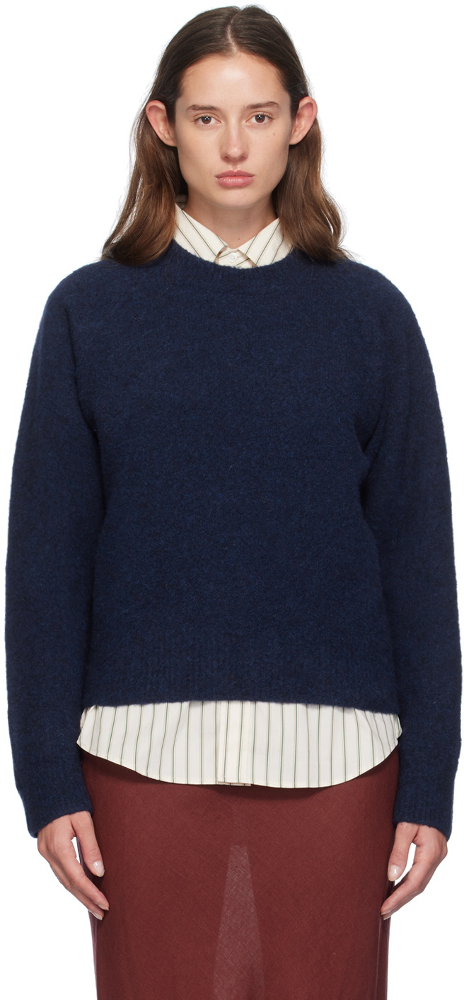 Dunst Navy Shaggy Dog Sweater Dunst dunst-navy-shaggy-dog-sweater-dunst