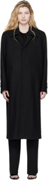 Rier Black Classic Loden Coat