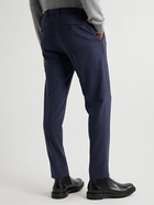 Club Monaco - Sutton Slim-Fit Herringbone Tweed Trousers - Blue