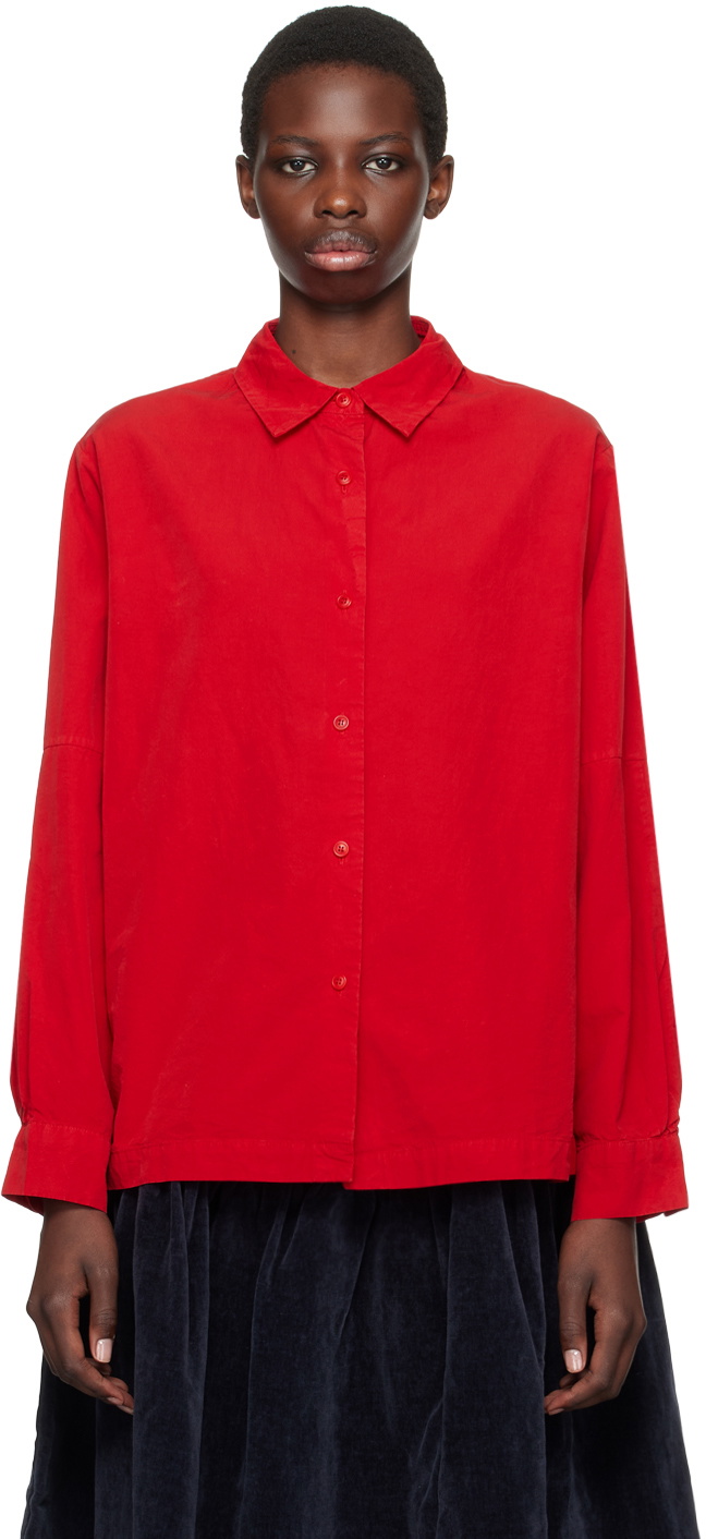 CASEY CASEY Red Elena Shirt CASEY CASEY