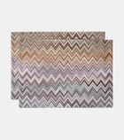 Missoni Andorra set of 2 cotton placemats