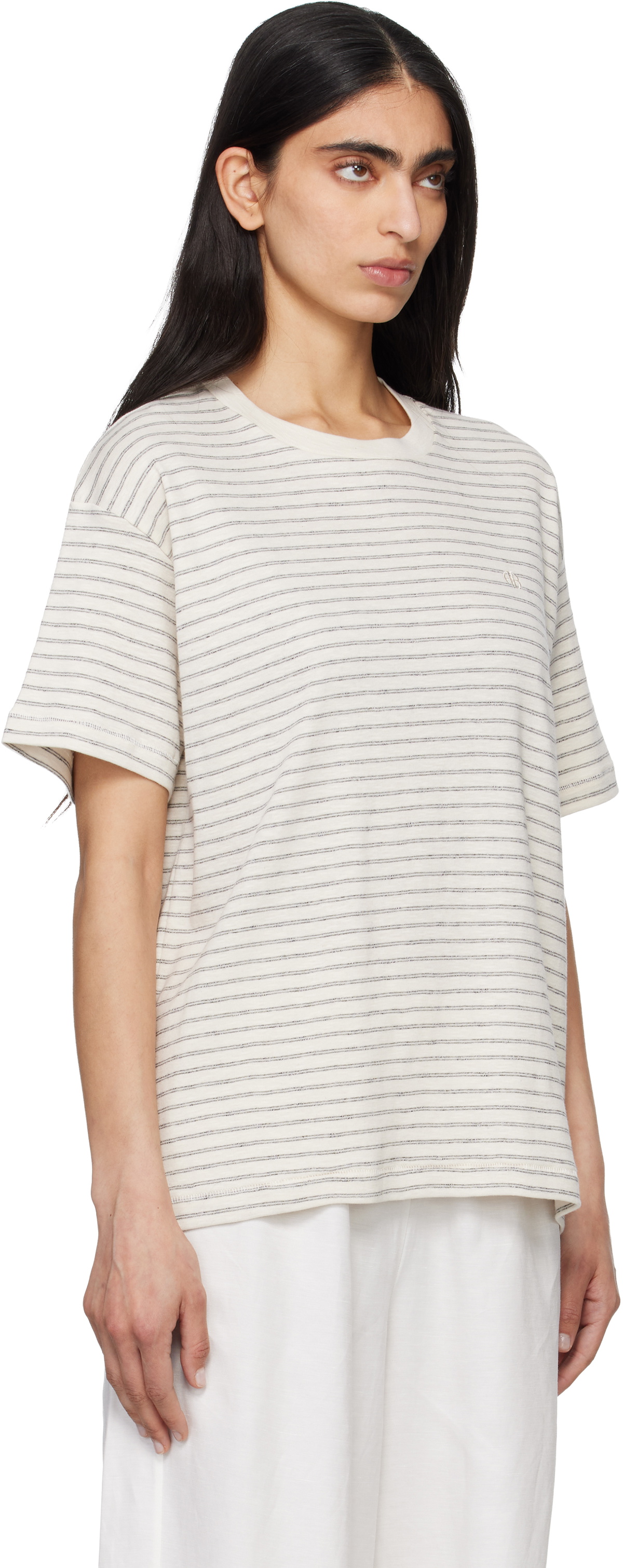 ANINE BING Off-White Cade T-shirt