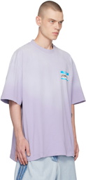 VETEMENTS Purple 'My Name Is' T-Shirt